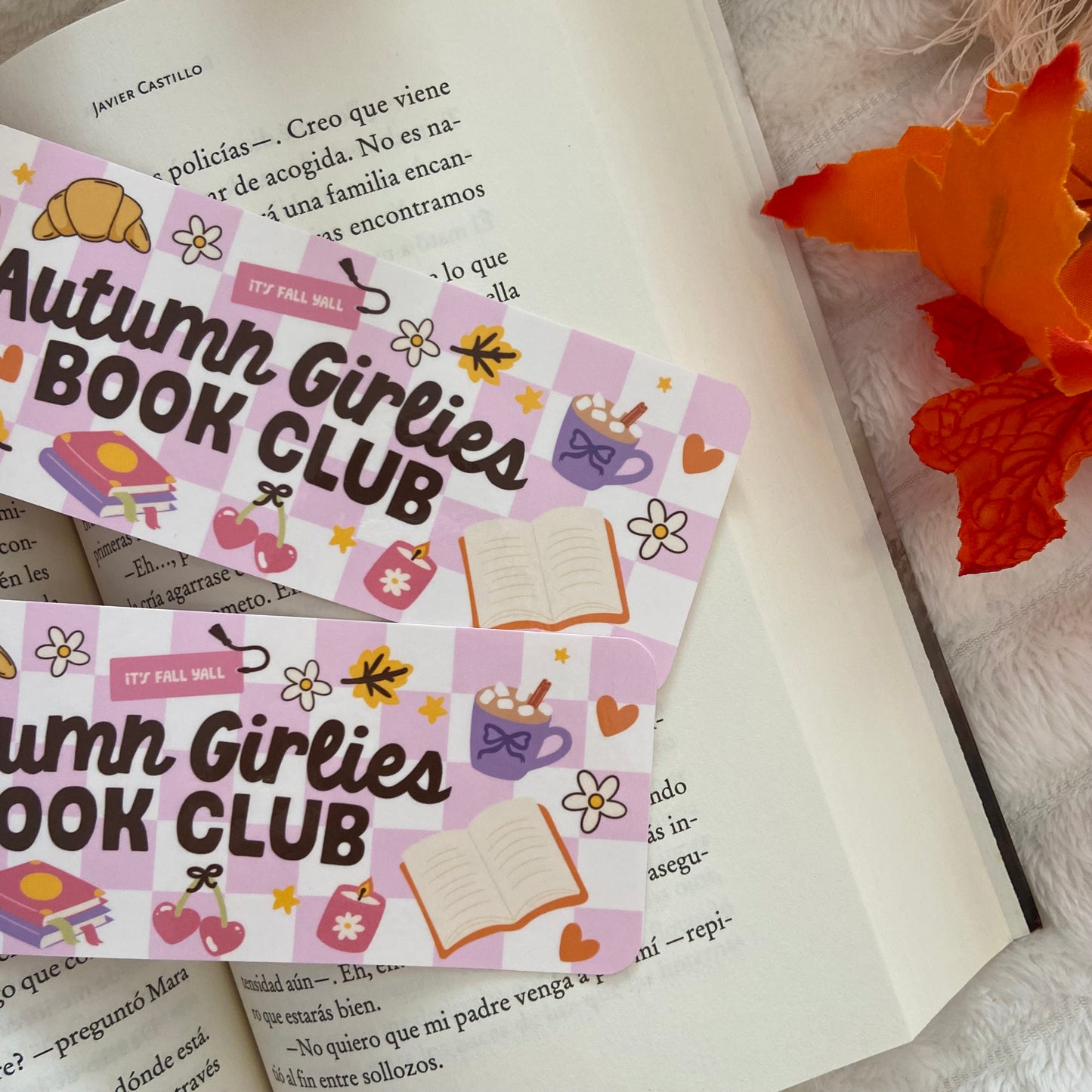 Marcapáginas Autumn girlies bookclub