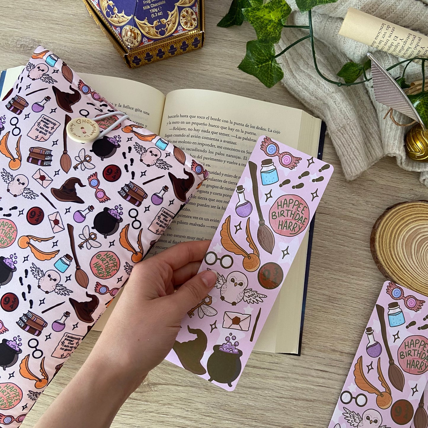 Funda literaria Harry Potter