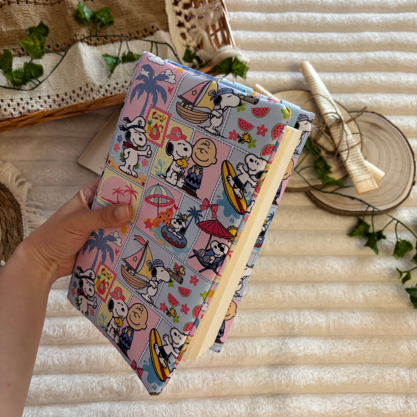 Funda ajustable Snoopy en verano impermeable