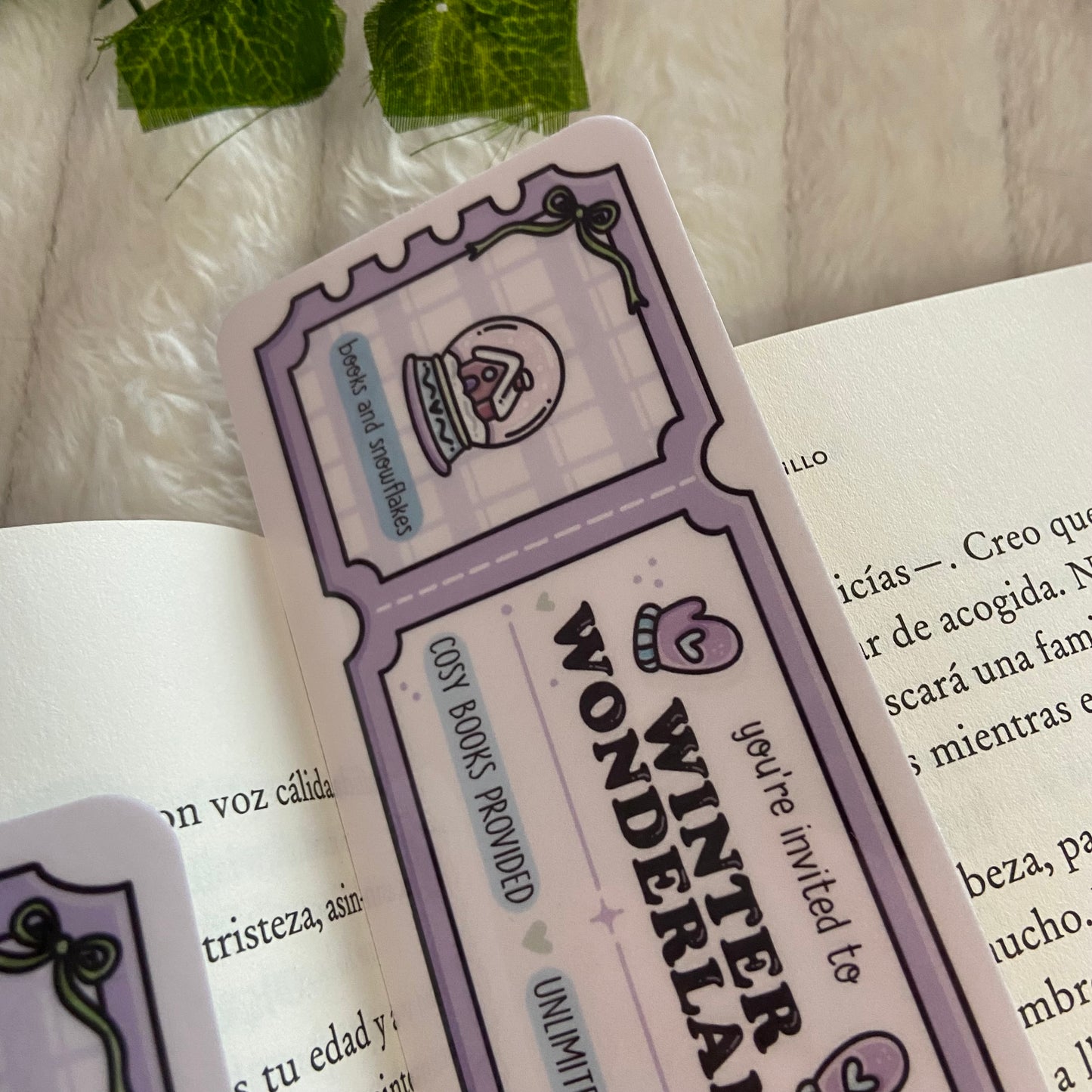 Marcapáginas Winter wonderland