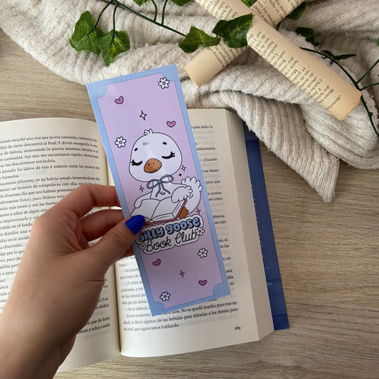 Marcapáginas Silly goose bookclub