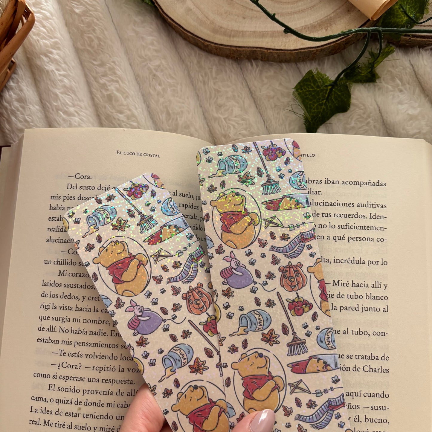 Marcapáginas Winnie the pooh holográfico