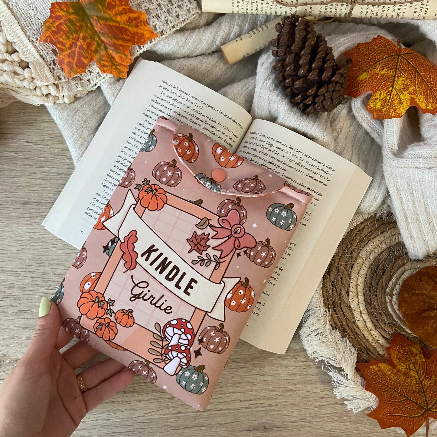 Funda kindle/kobo libra colour kindle girlie in autumn