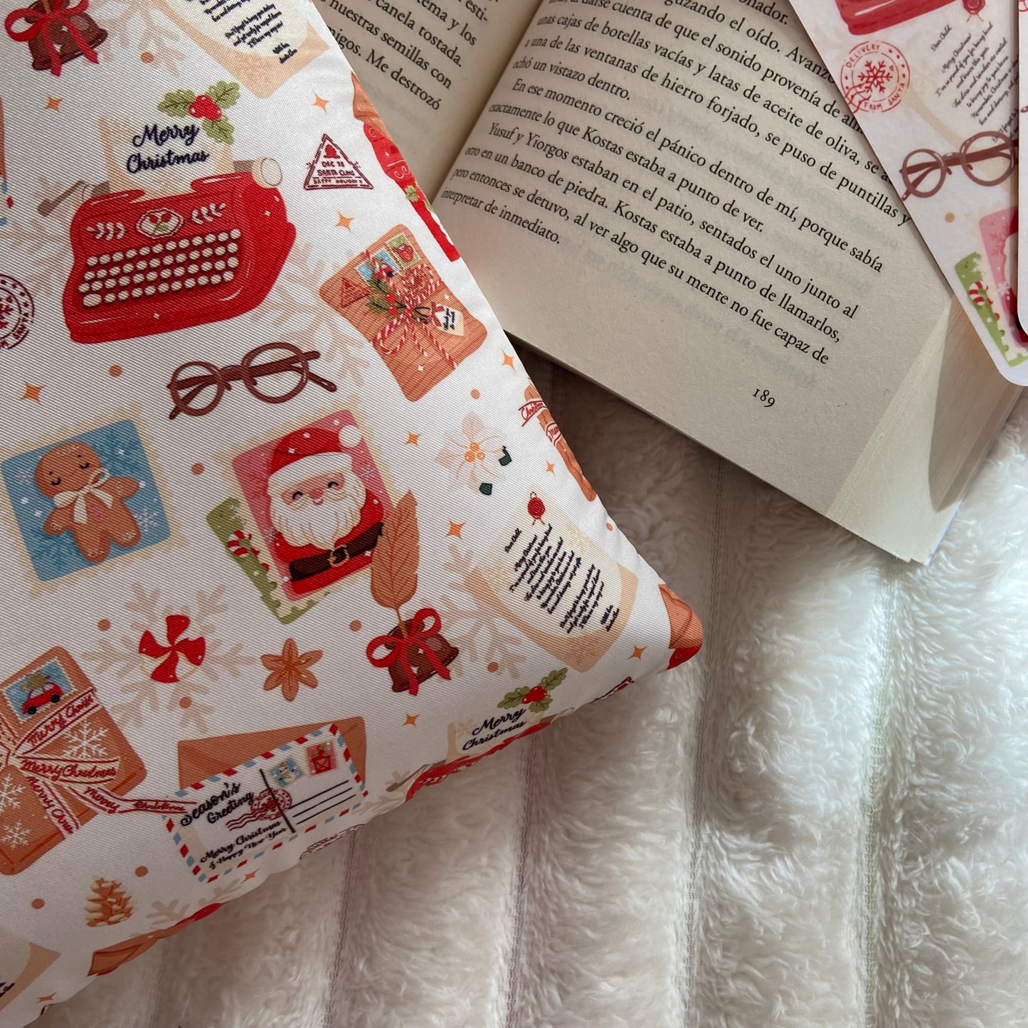 Funda literaria carta a santa claus