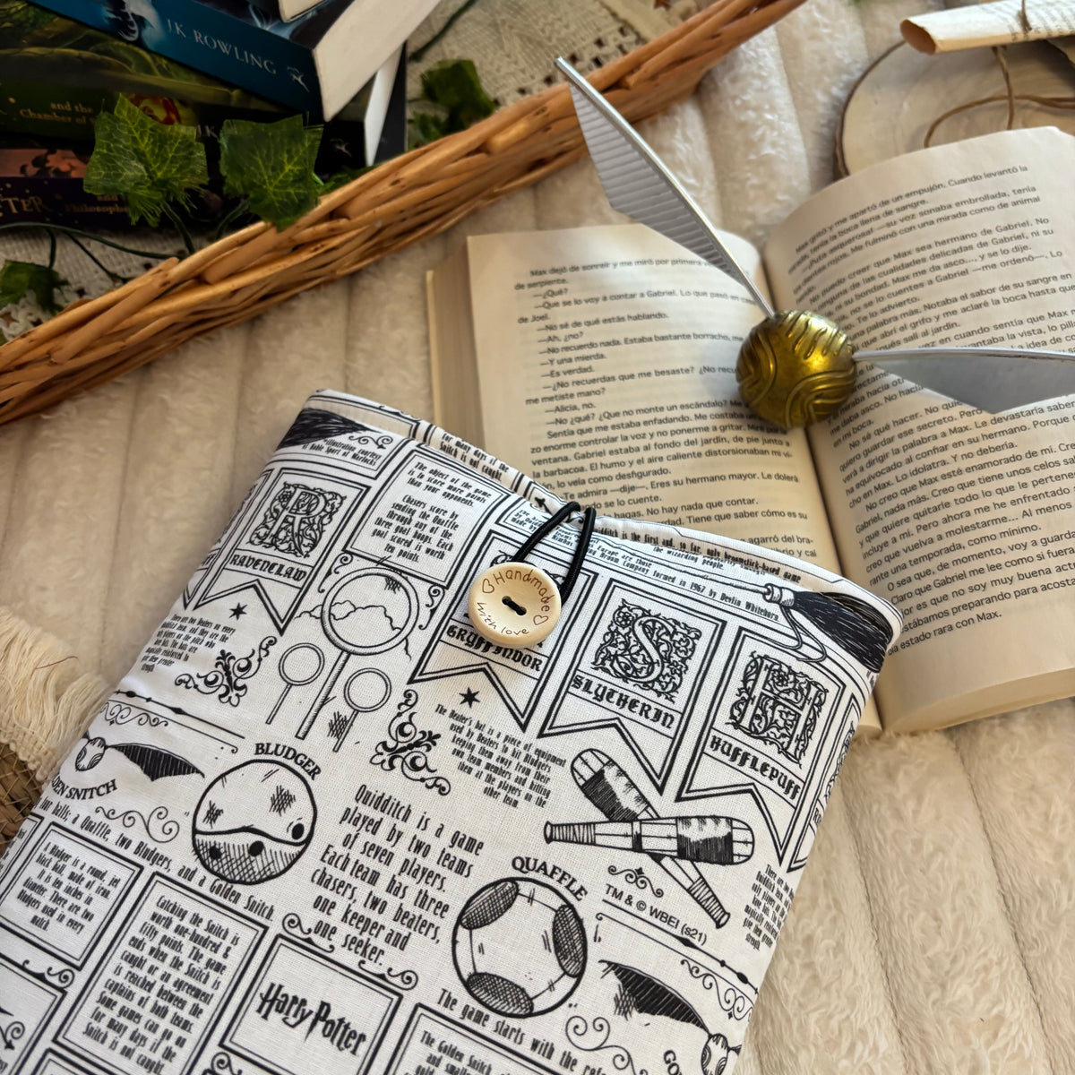 Funda literaria Quidditch