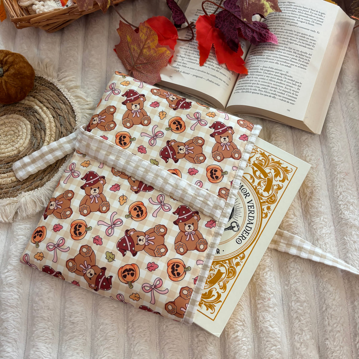 Funda literaria ositos spooky