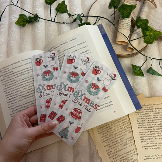 Marcapáginas Xmas bookclub