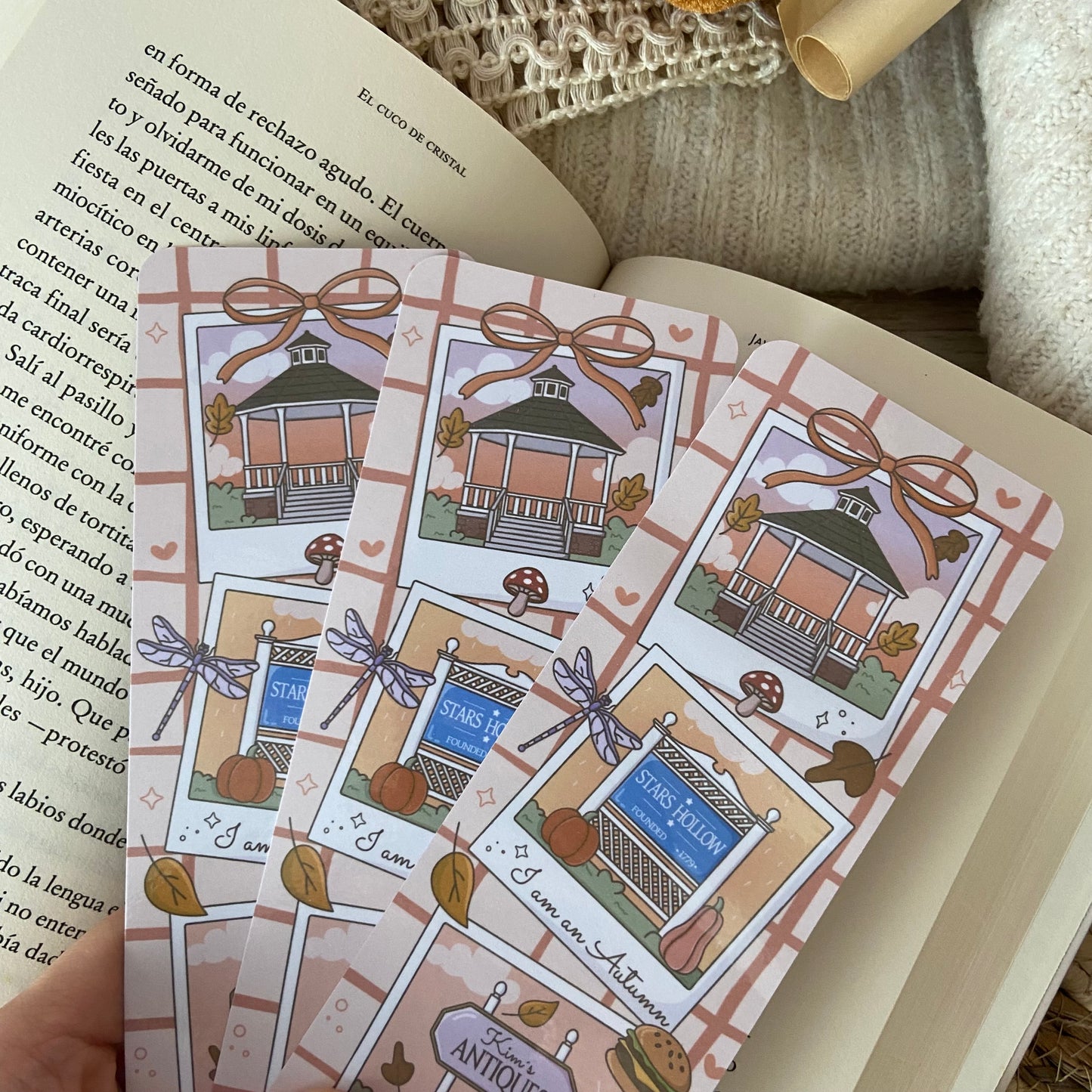 Marcapáginas polaroids Stars Hollow