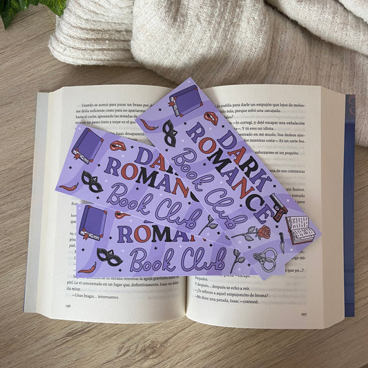 Marcapáginas Dark romance book club