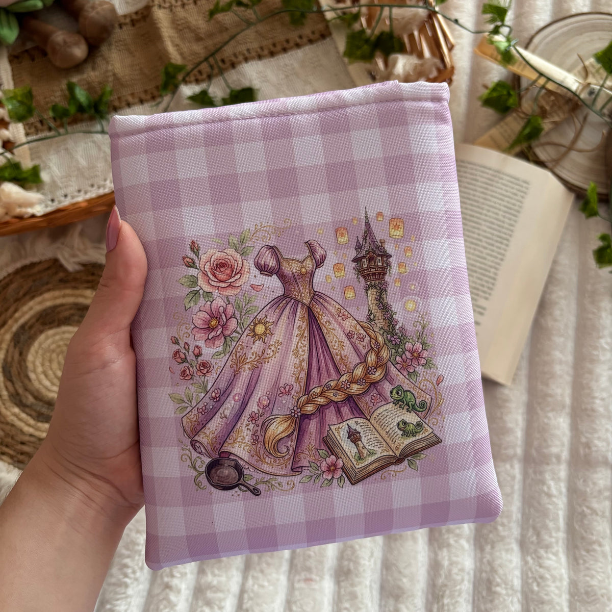 Funda kindle/kobo érase una vez Rapunzel impermeable