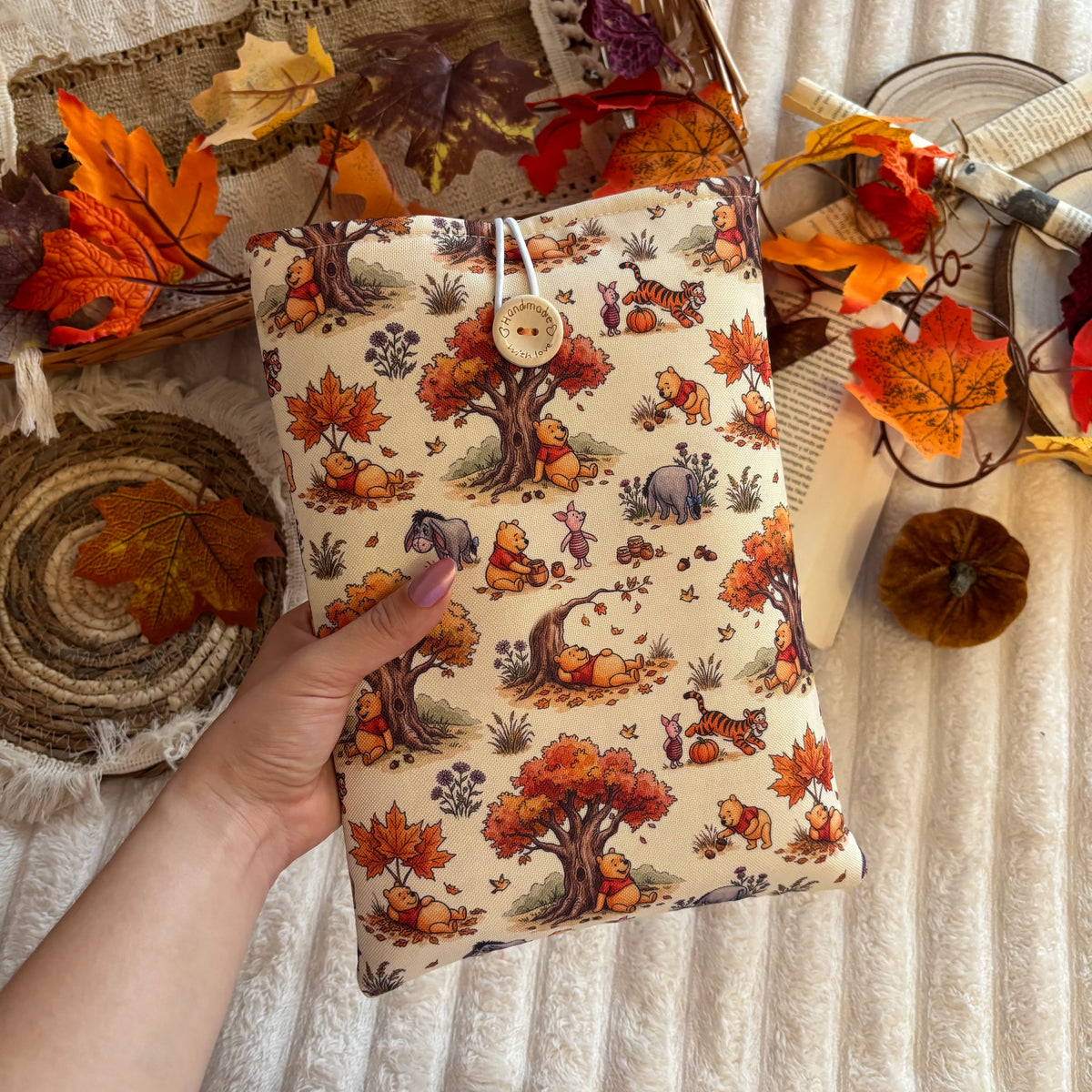Funda literaria Winnie otoñal impermeable