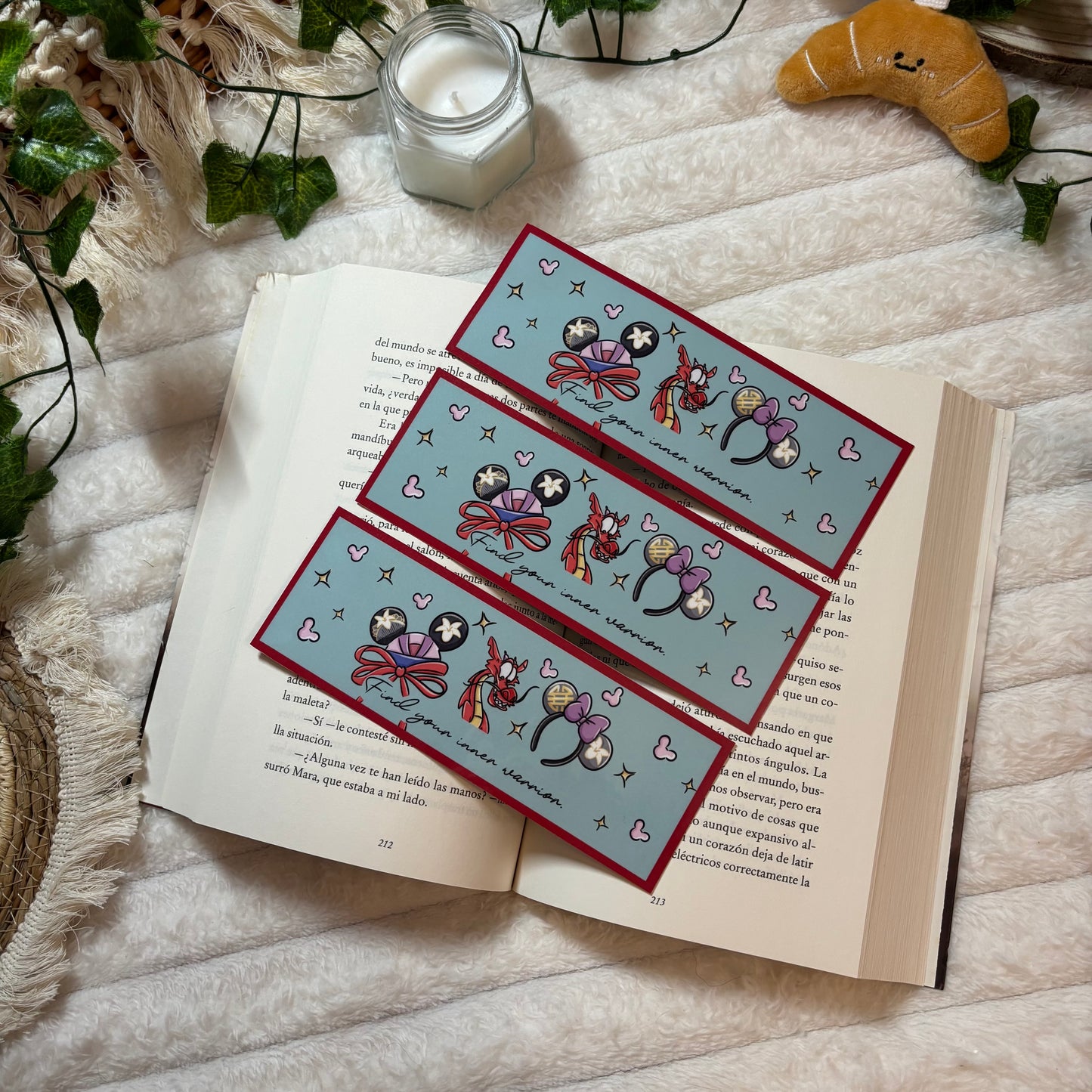 Pack 3 marcapáginas Disney