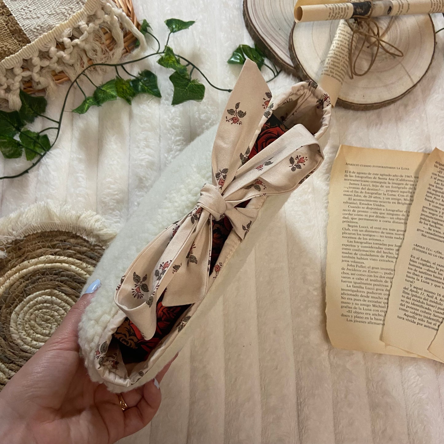 Funda literaria borreguito