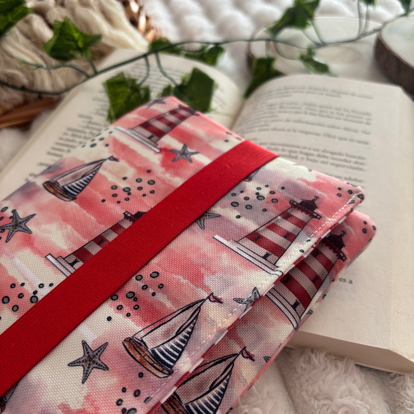 Funda de solapas para ebook faros impermeable