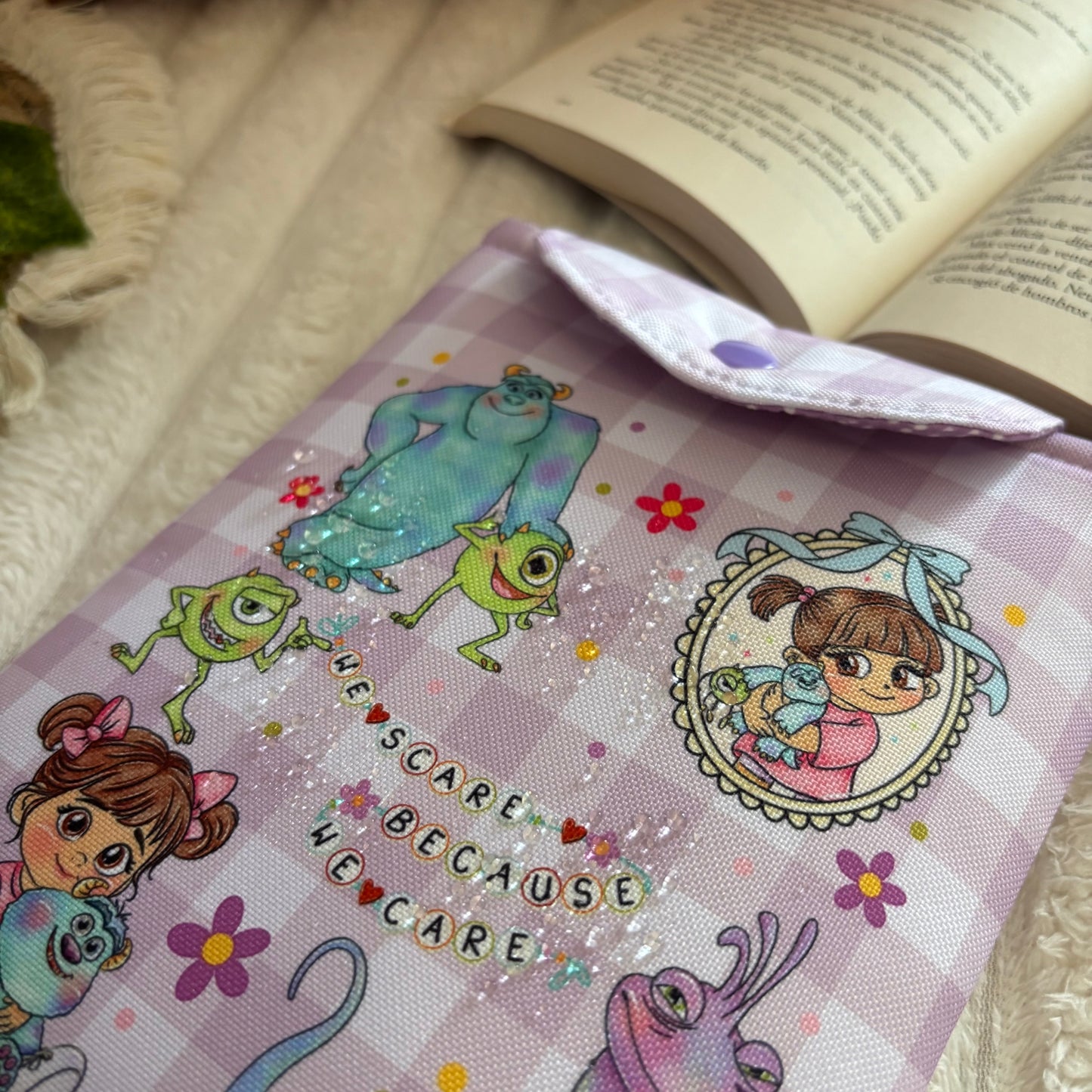 Funda kindle/kobo Monstruos S.A impermeable