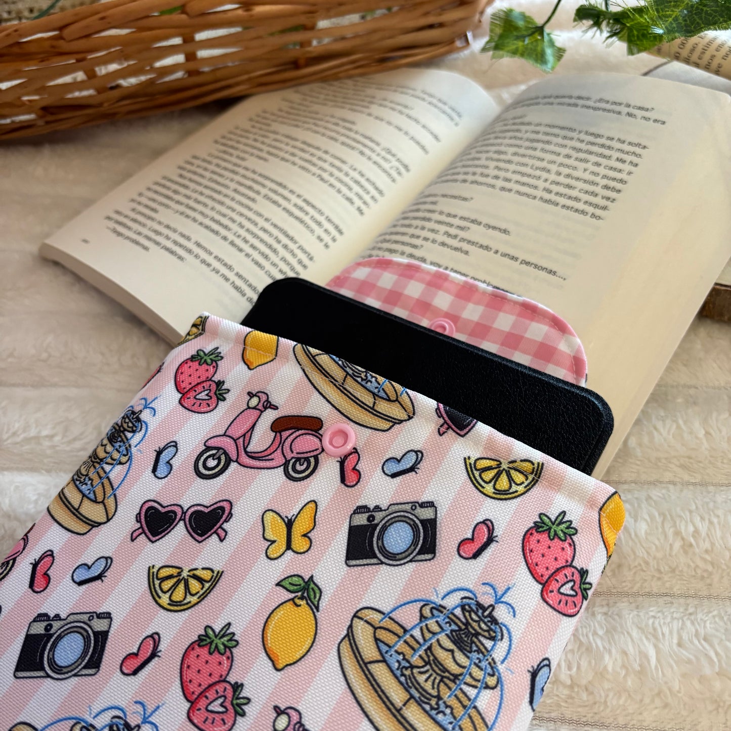 Funda kindle/kobo libra colour vacaciones en Italia impermeable