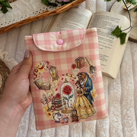 Funda kindle/kobo érase una vez Bella y Bestia impermeable