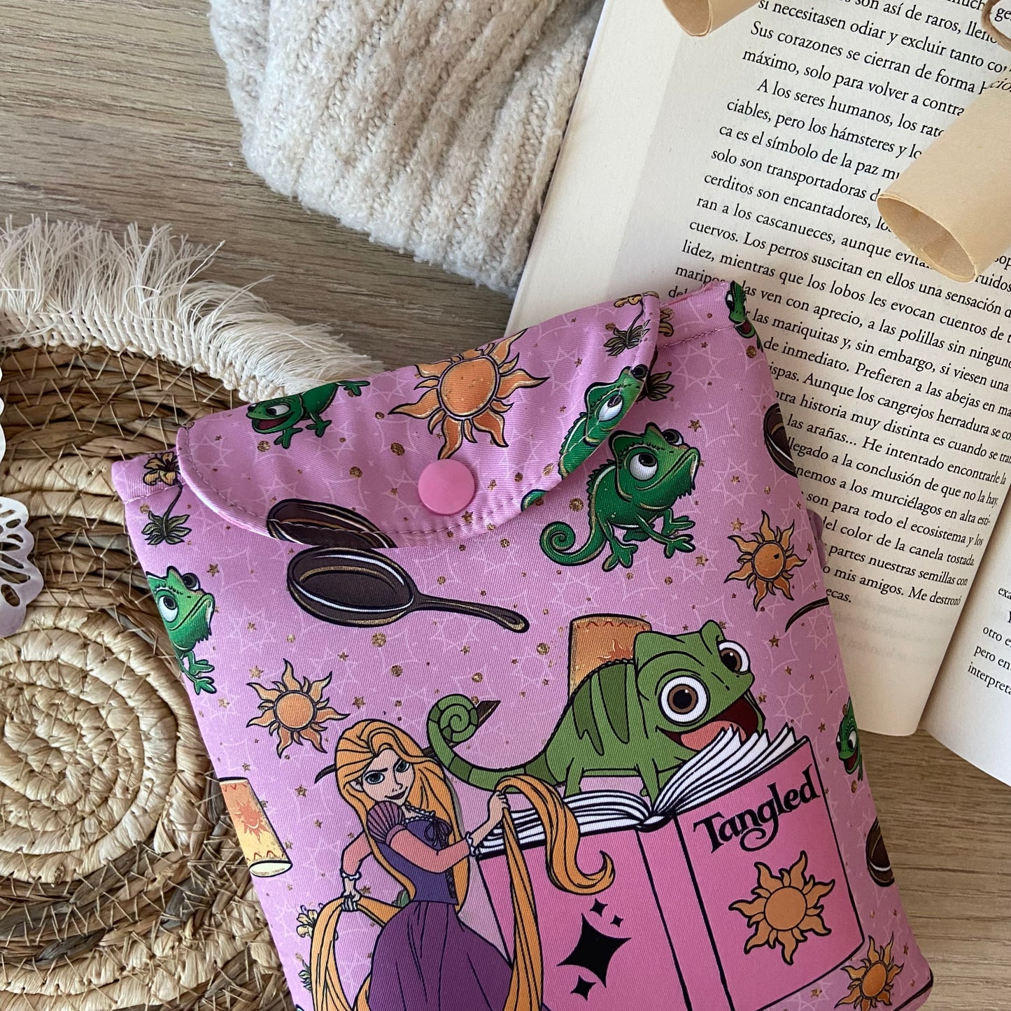 Funda kindle/kobo libra colour Rapunzel