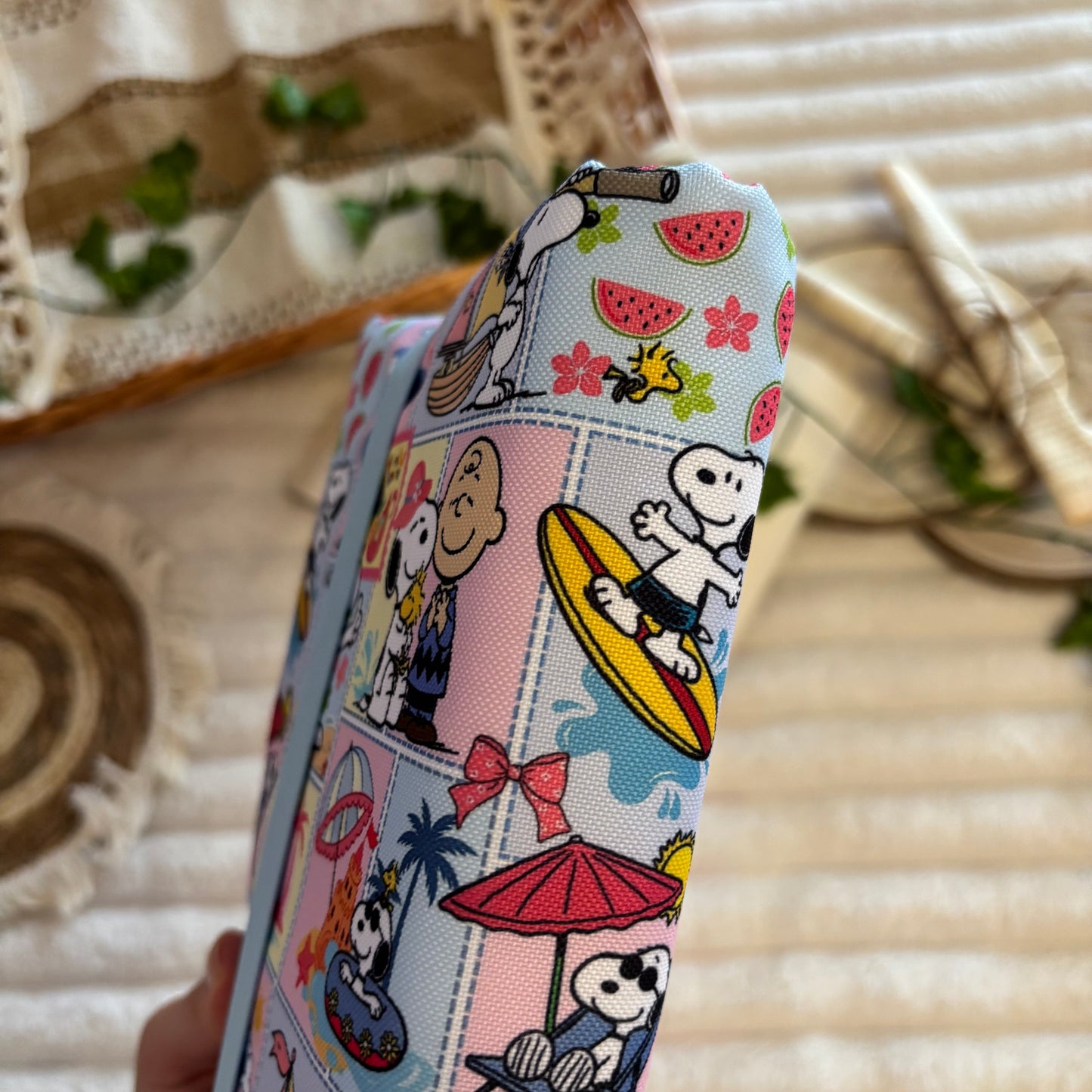 Funda ajustable Snoopy en verano impermeable