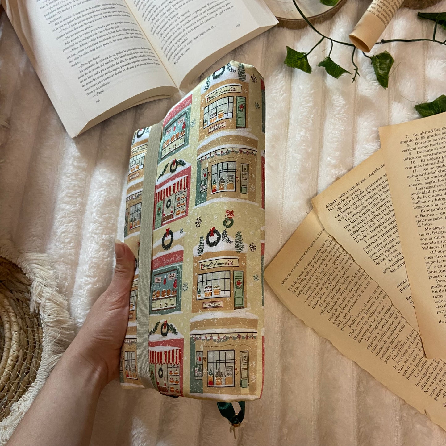 Funda ajustable tiendas navideñas