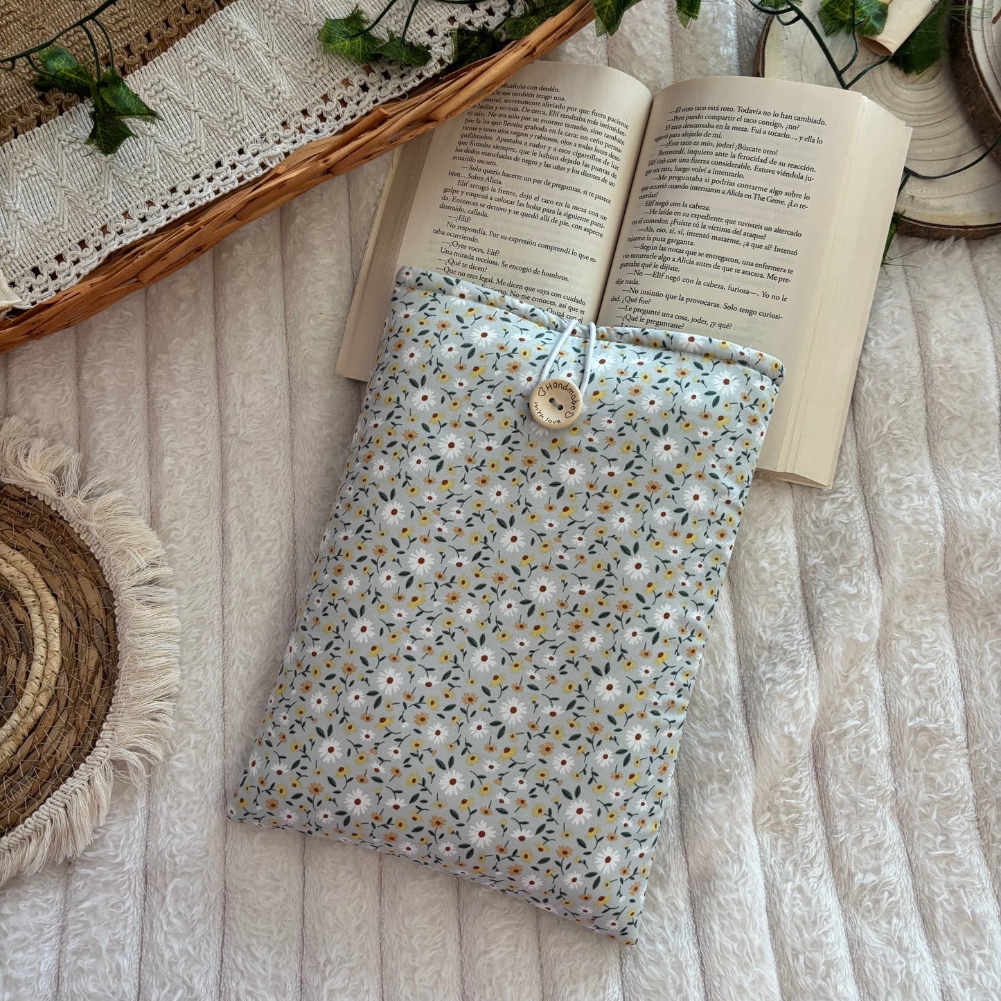 Funda literaria tus margaritas