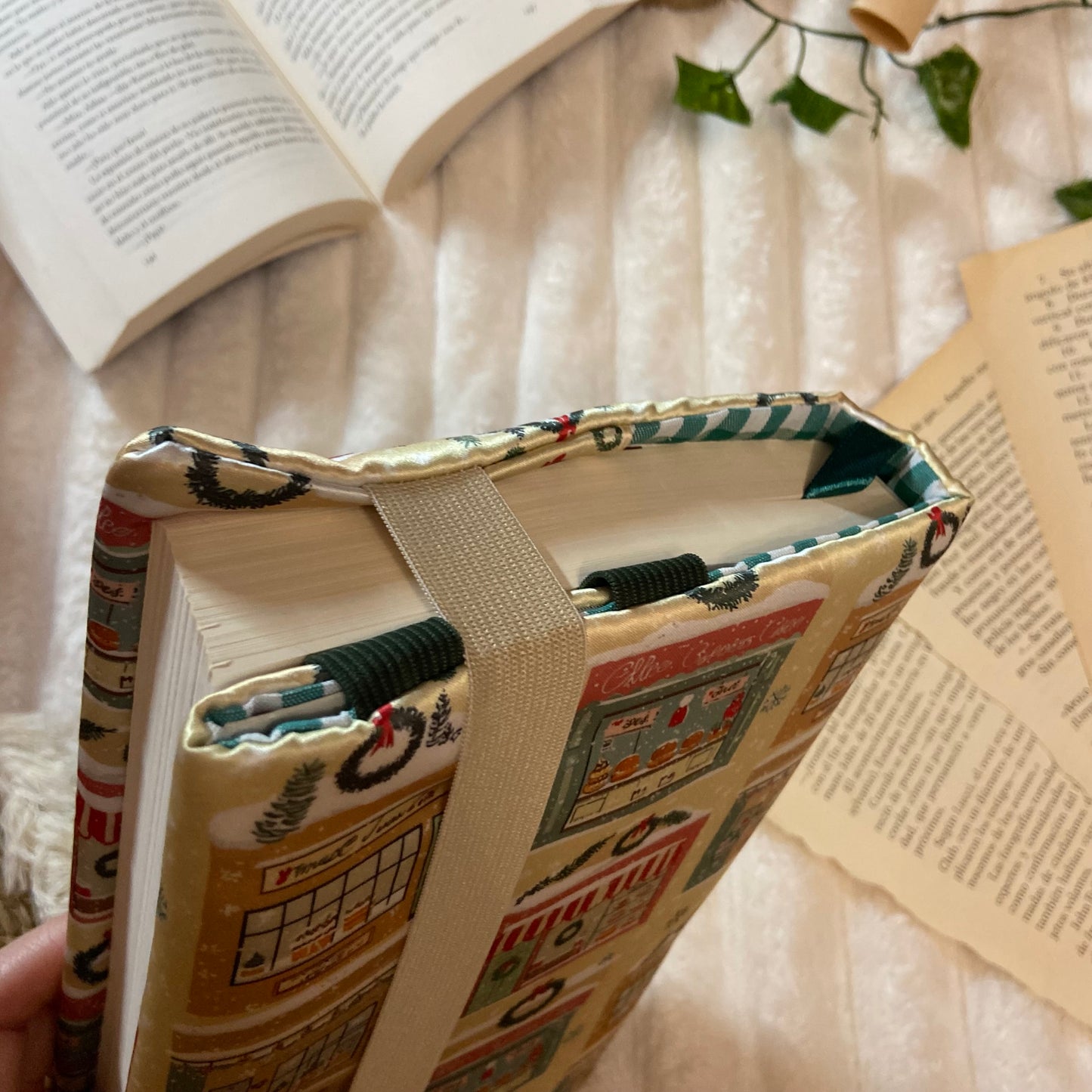 Funda ajustable tiendas navideñas