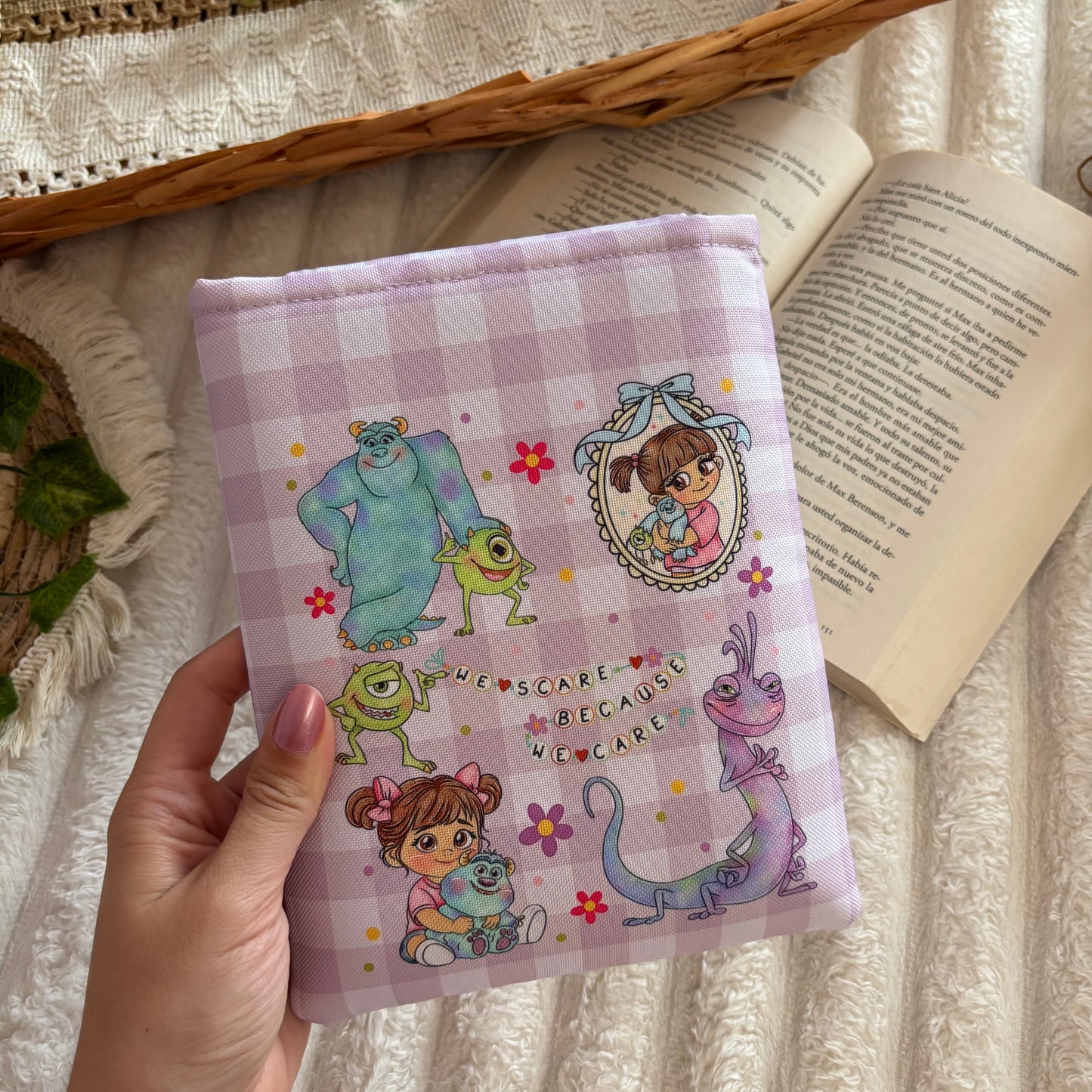 Funda kindle/kobo Monstruos S.A impermeable