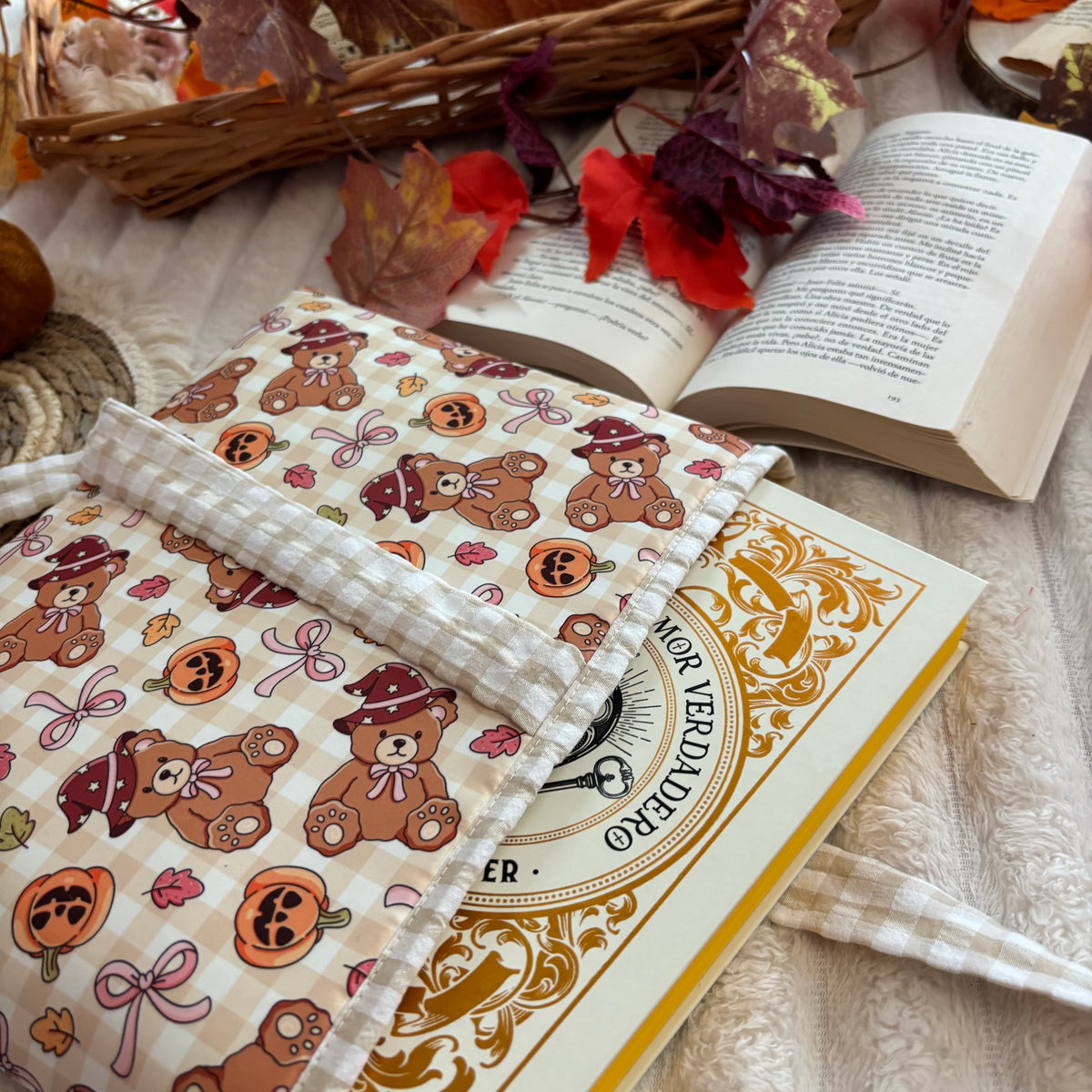 Funda literaria ositos spooky