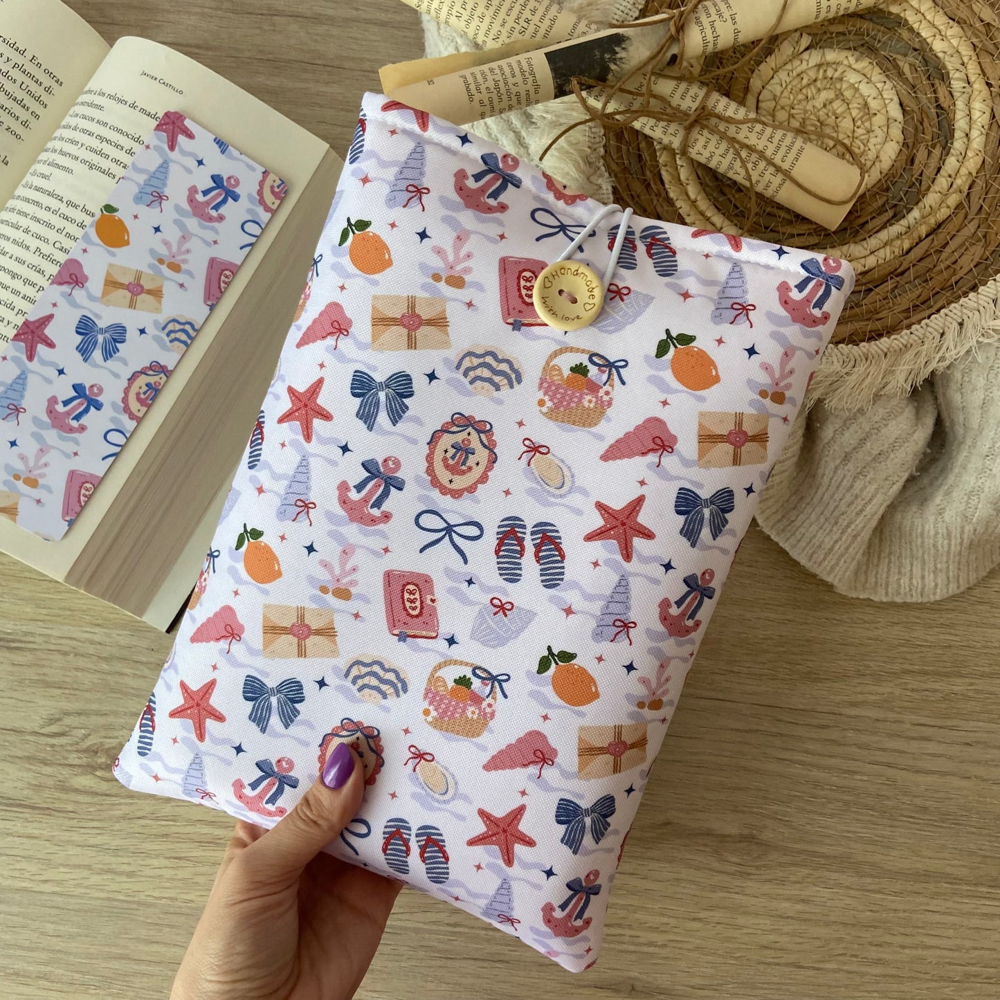 Funda literaria summer vibes impermeable