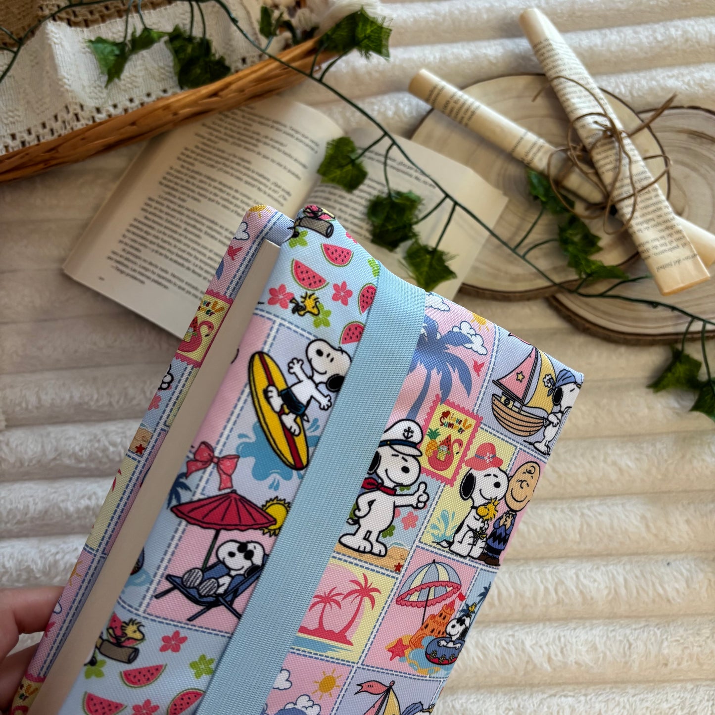 Funda ajustable Snoopy en verano impermeable