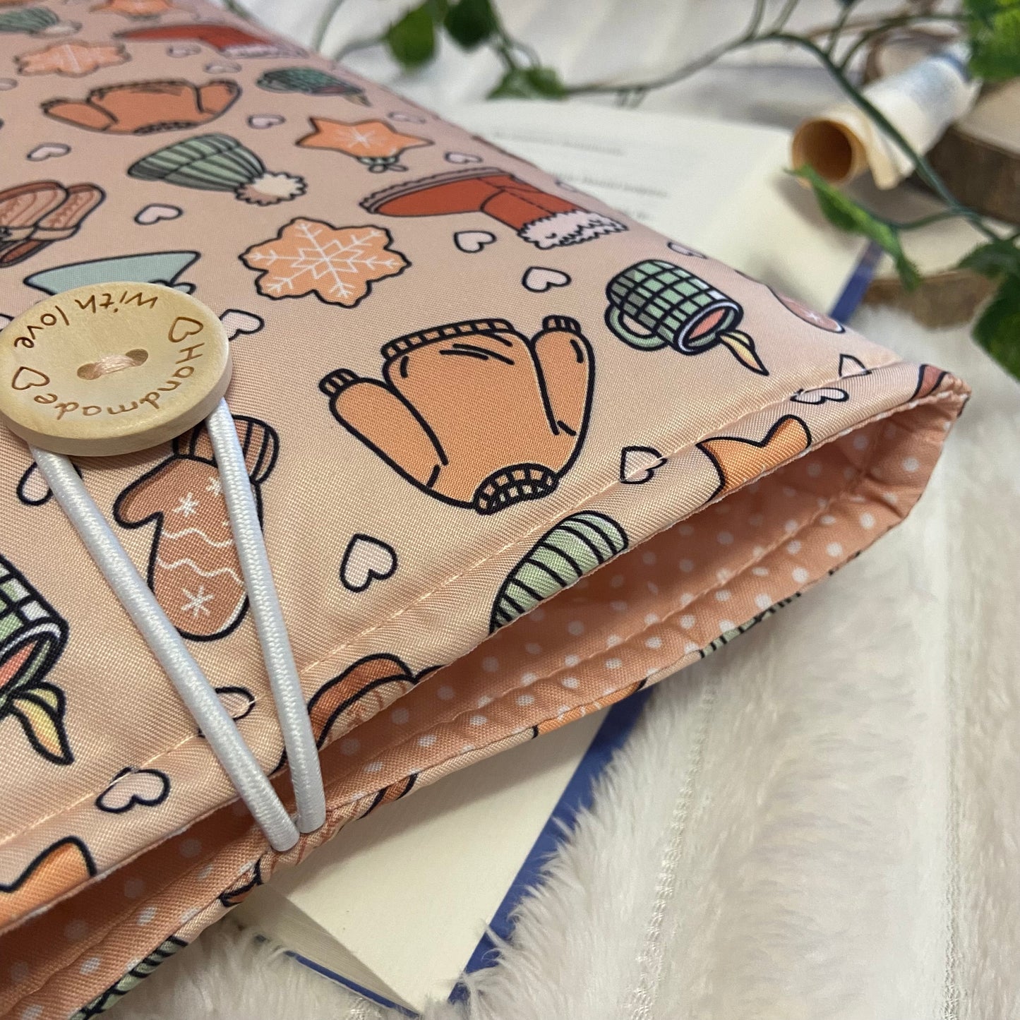 Funda literaria cozy winter