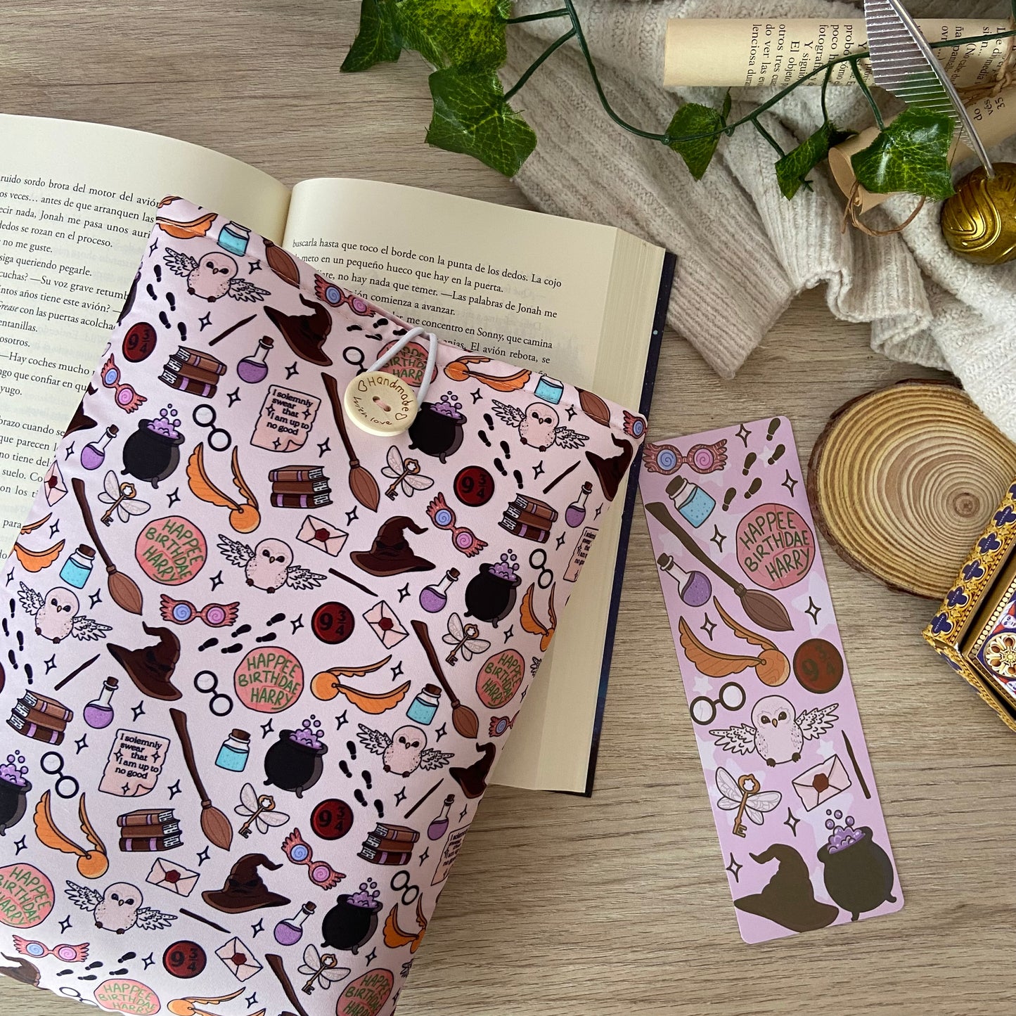 Funda literaria Harry Potter