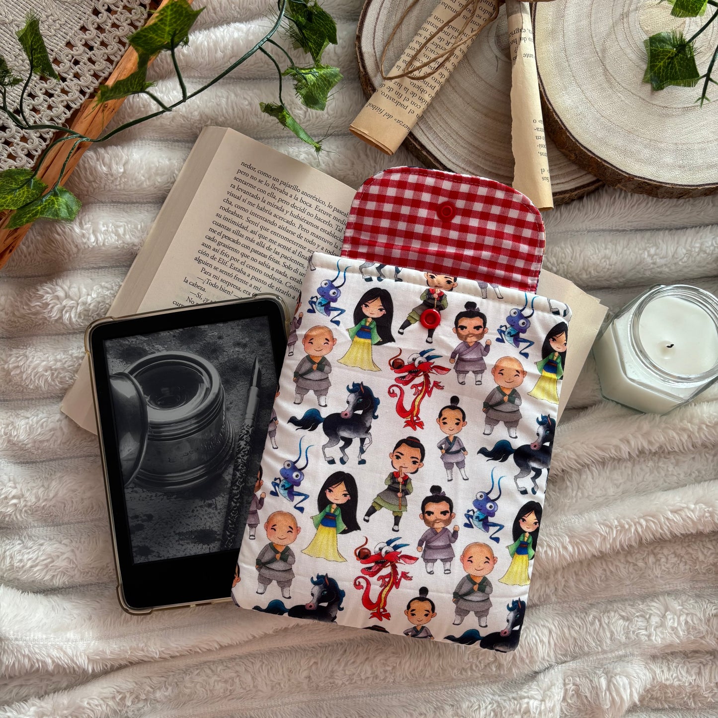 Funda para ebook Mulán
