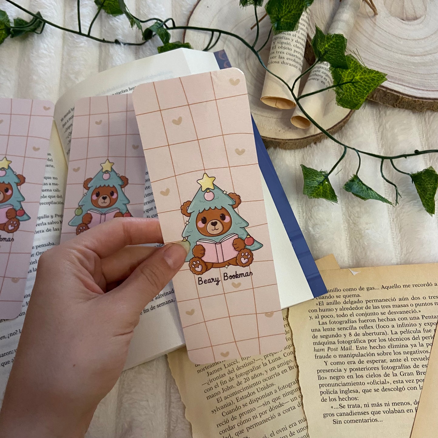 Marcapáginas beary bookmas