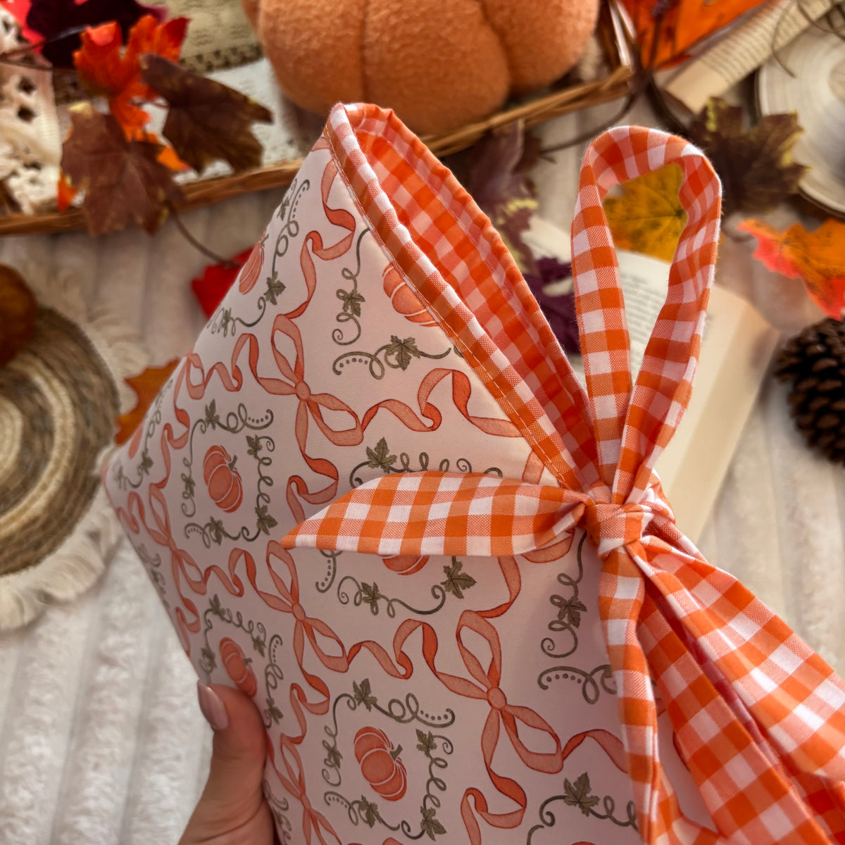 Funda literaria cute pumpkin
