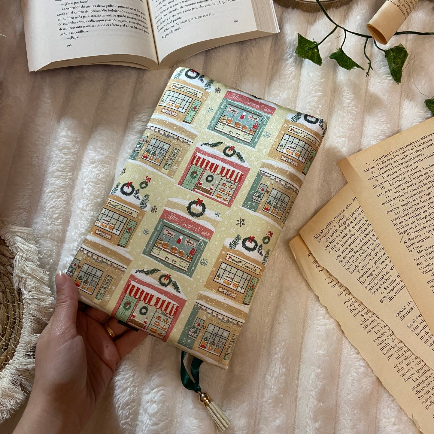 Funda ajustable tiendas navideñas