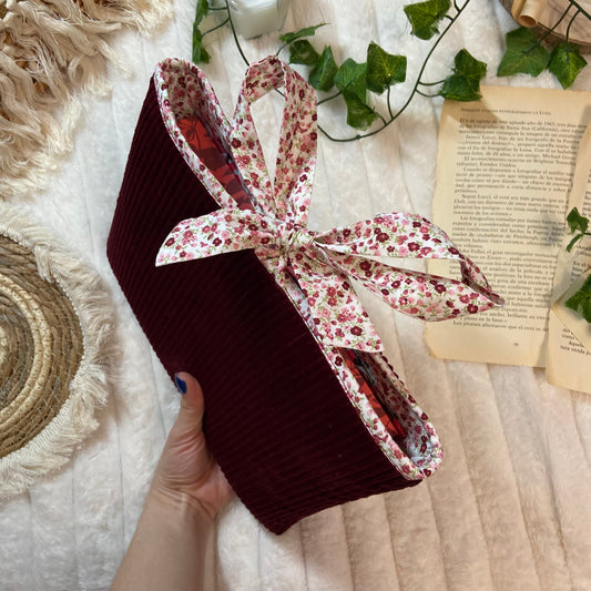 Funda literaria Venecia de pana