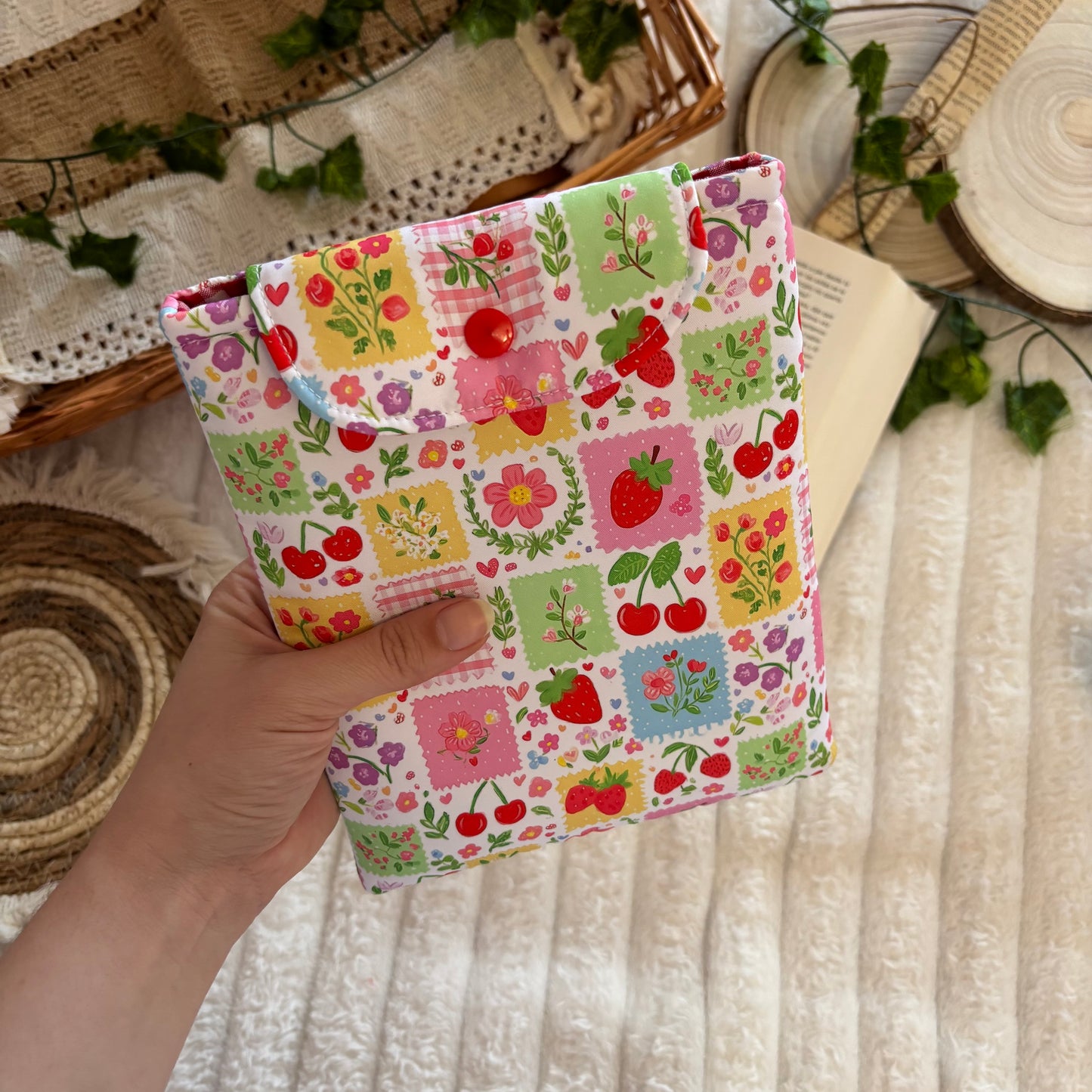 Funda kindle/kobo libra colour mix primaveral