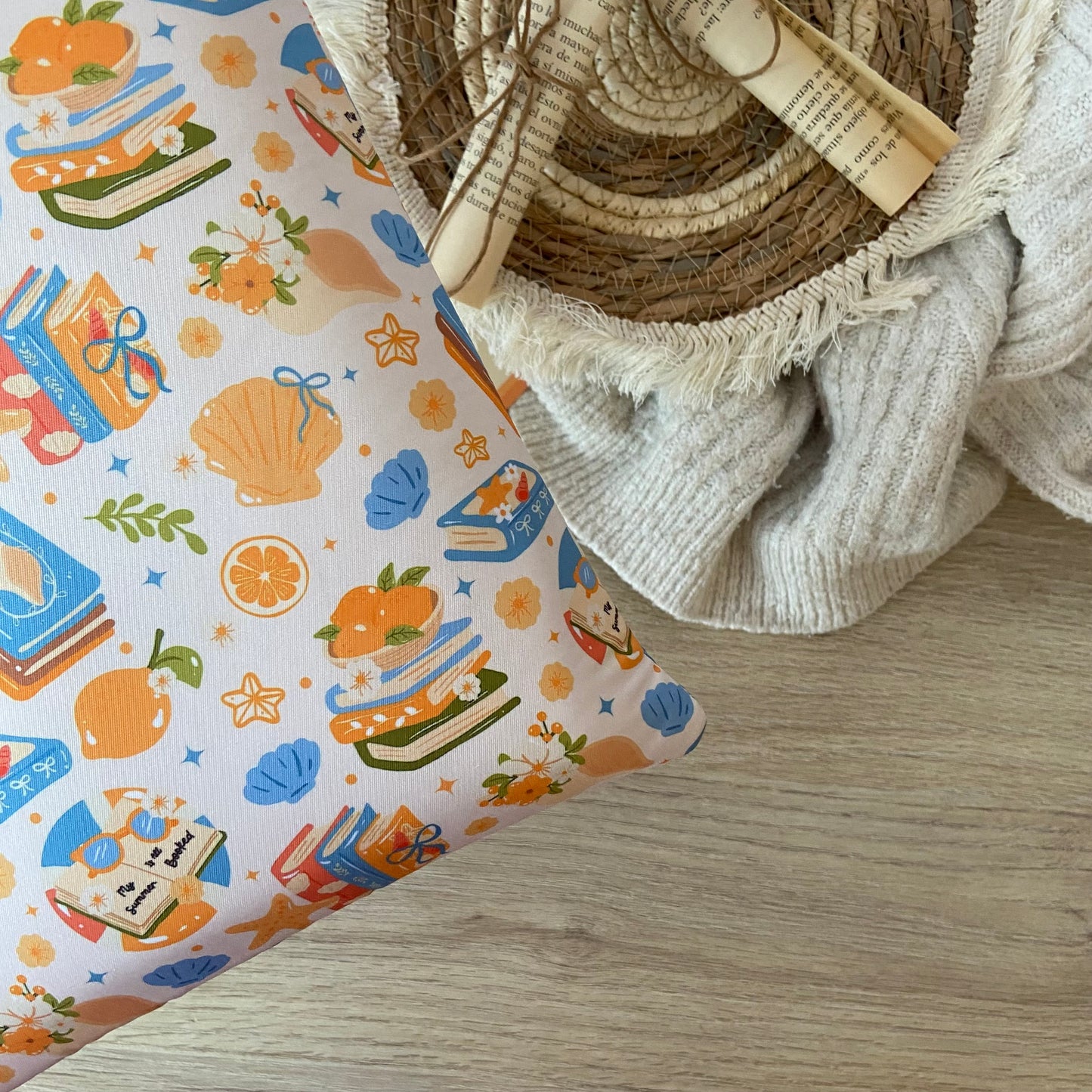 Funda literaria summer and books