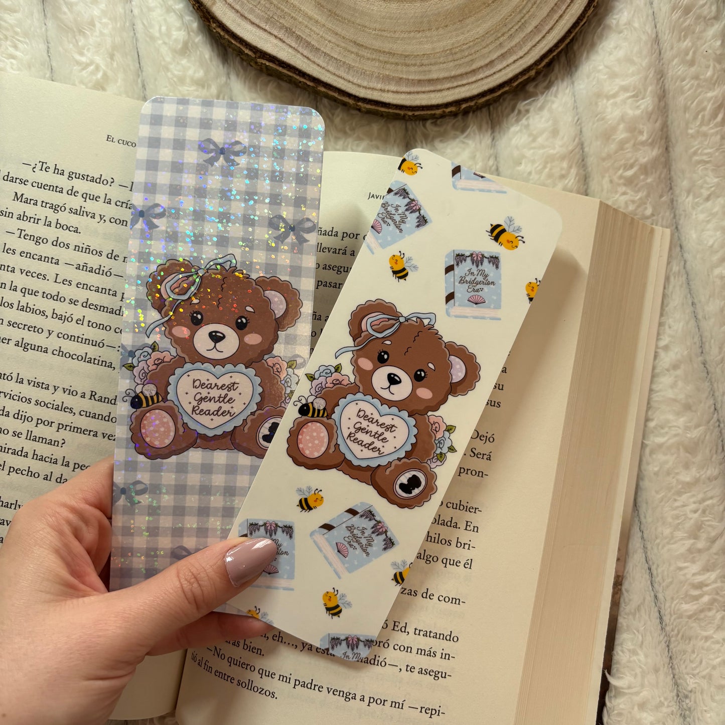 Pack 2 marcapáginas Dearest gentle reader Bridgerton