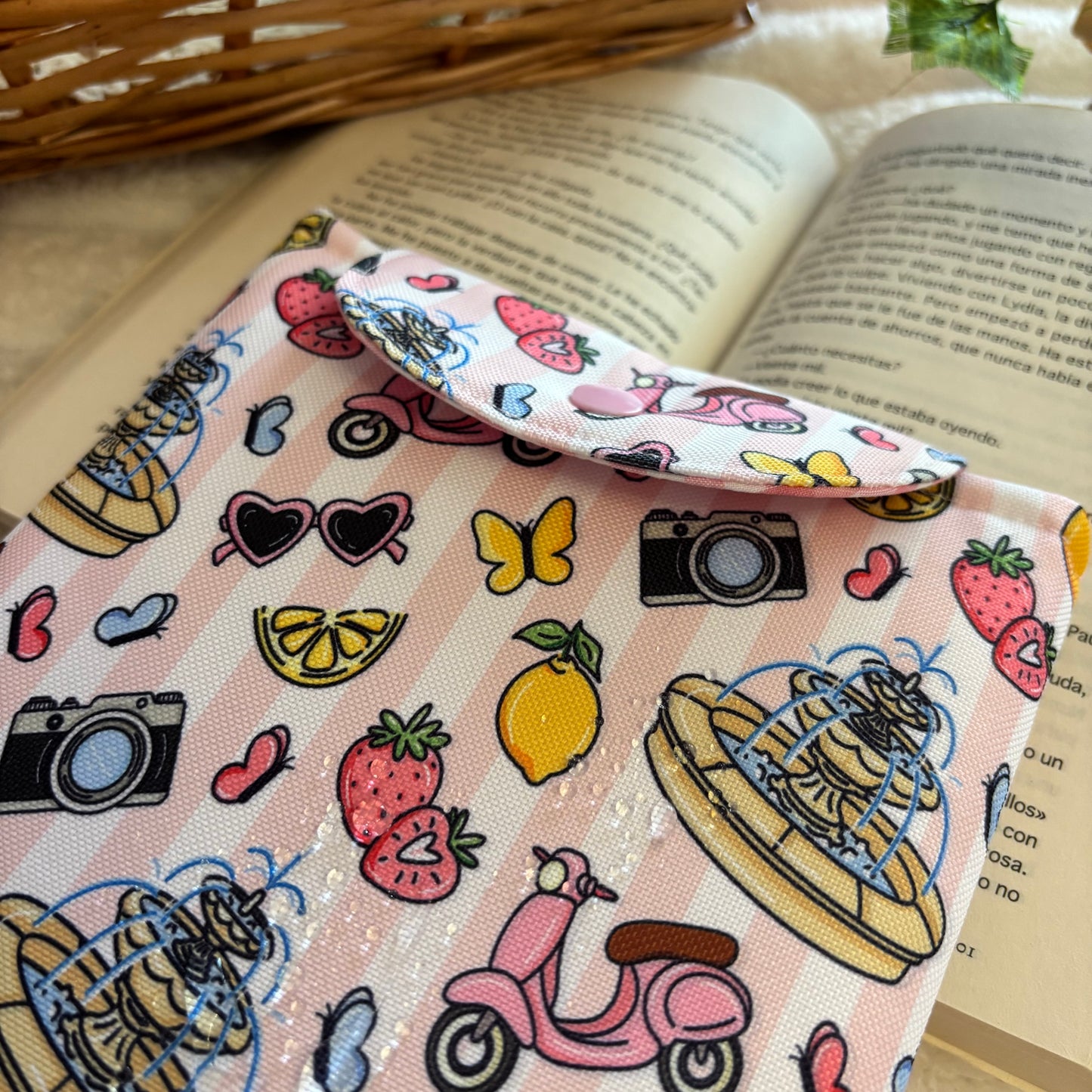 Funda kindle/kobo libra colour vacaciones en Italia impermeable