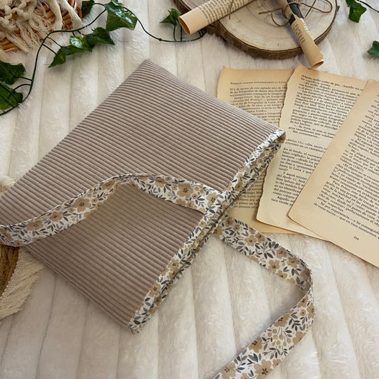 Funda literaria Versalles de pana