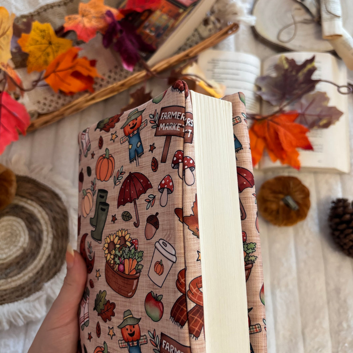 Funda ajustable farmer market in Autumn
