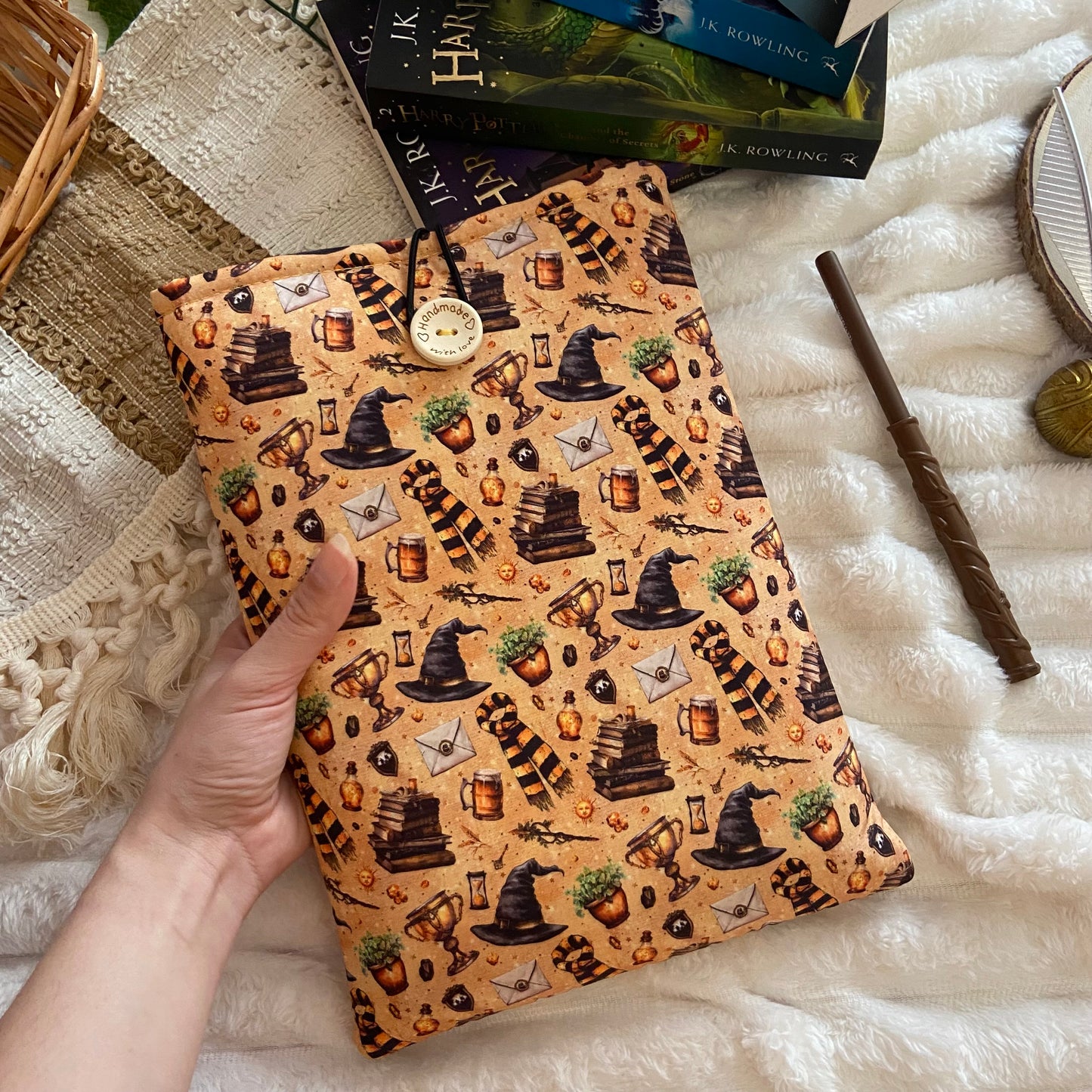 Funda literaria Hufflepuff outlet