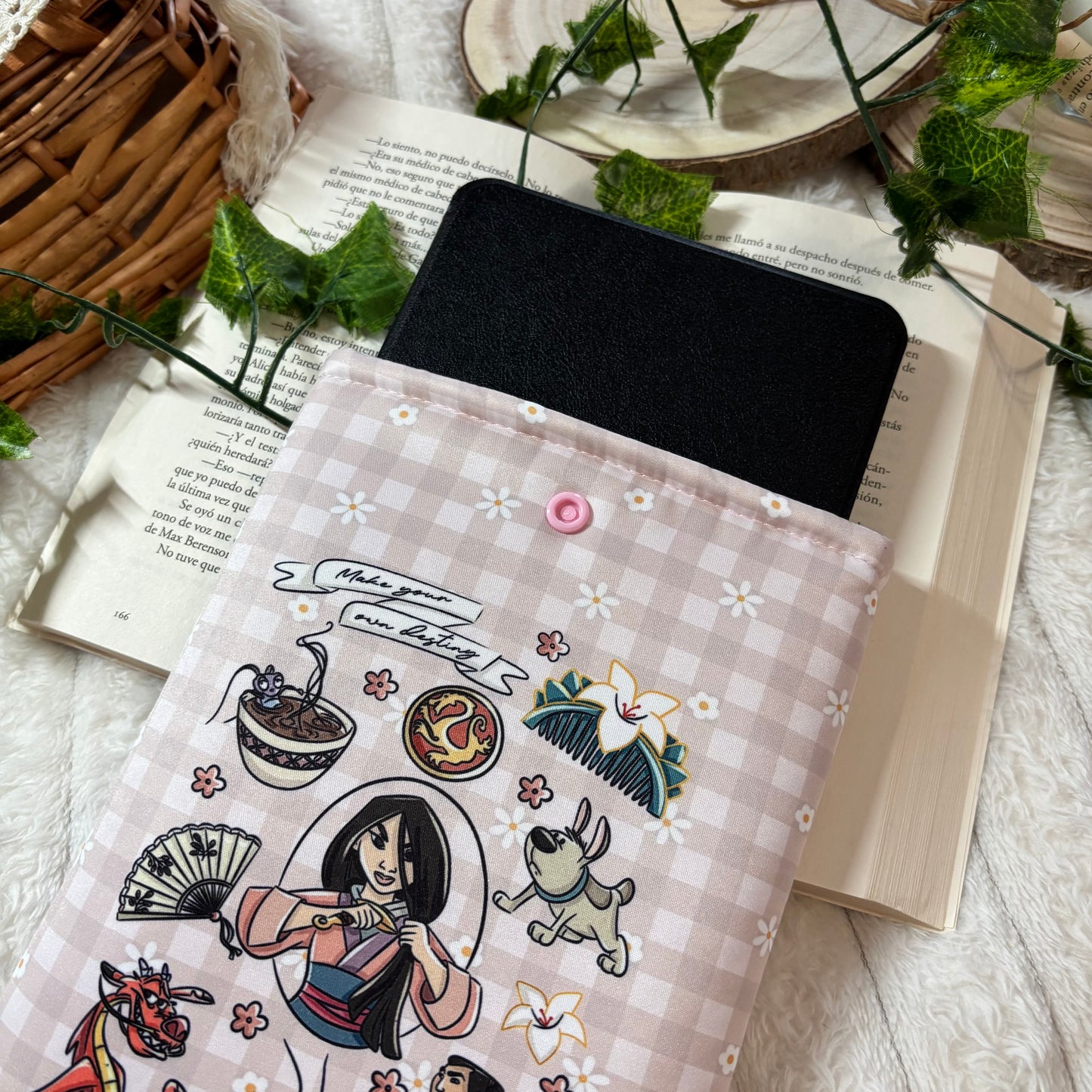 Funda kindle/kobo libra colour princesa Mulán