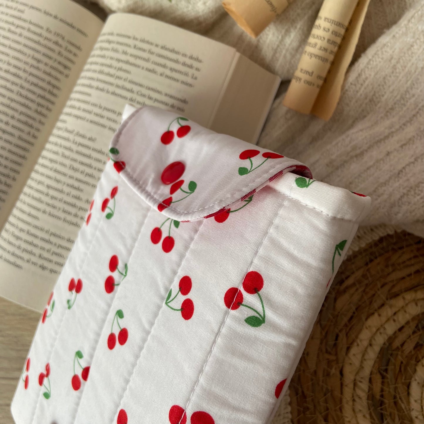 Funda kindle/kobo libra colour cerezitas