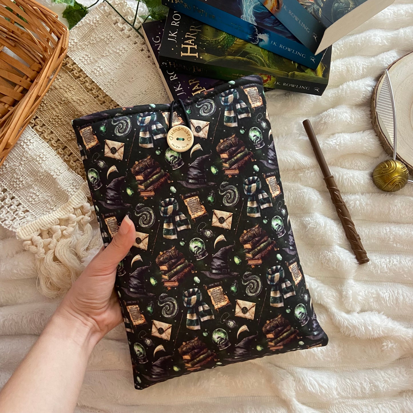 Funda literaria Slytherin