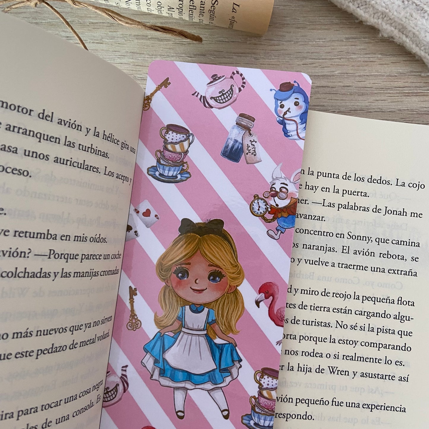 Pack 5 marcapáginas Alicia en el país de las maravillas