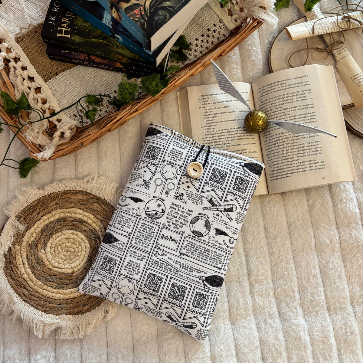 Funda literaria Quidditch
