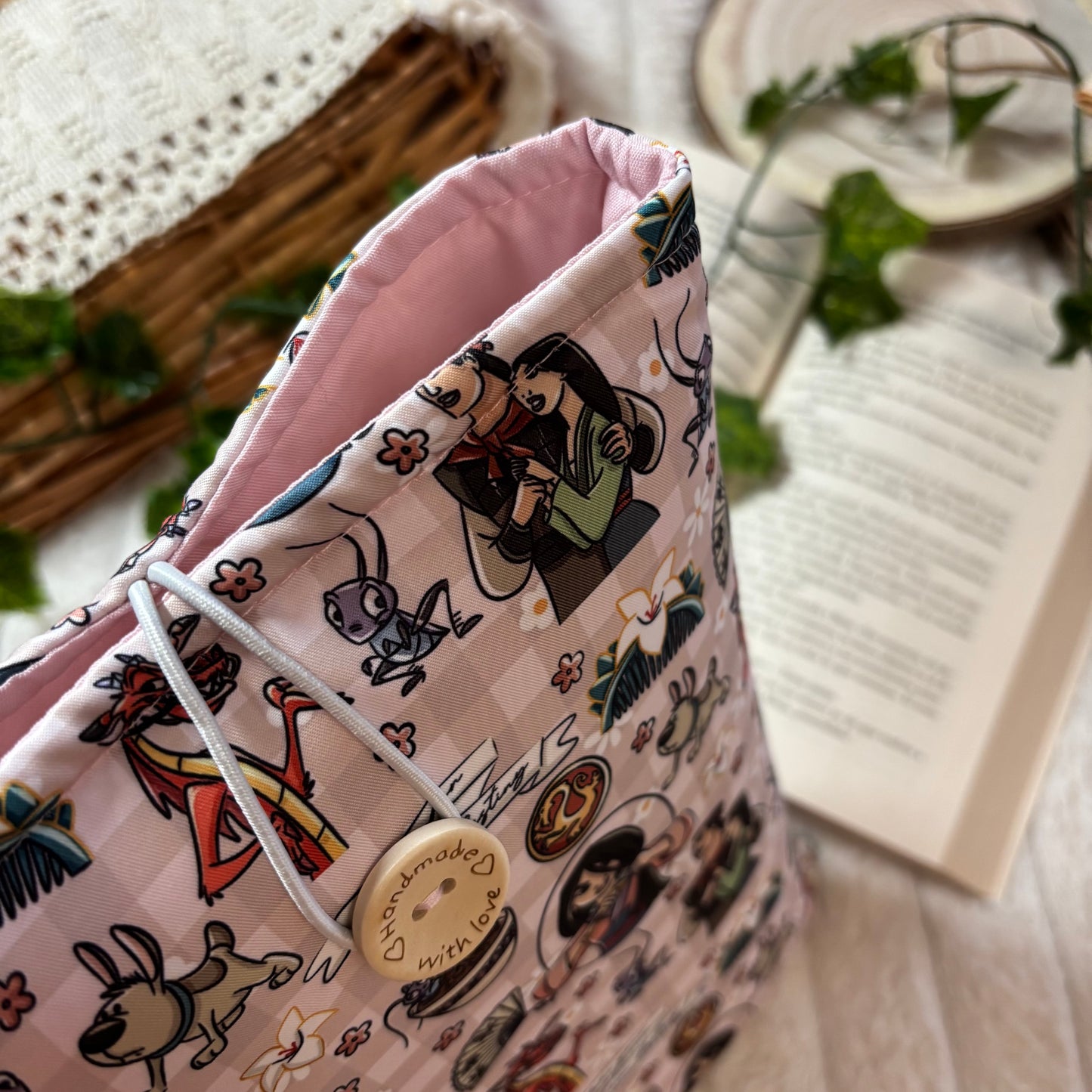 Funda literaria princesa Mulán